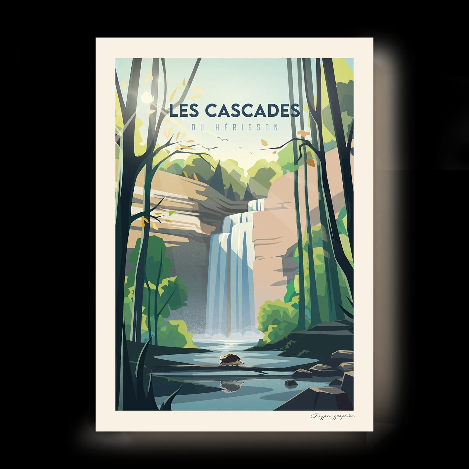 Les Cascades du Hérisson – Affiche