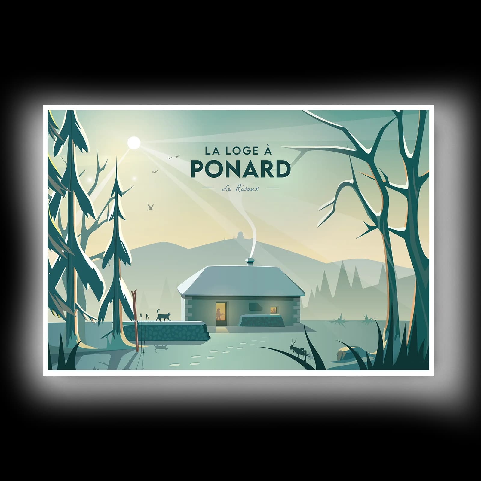 La Loge à Ponard – Carte postale