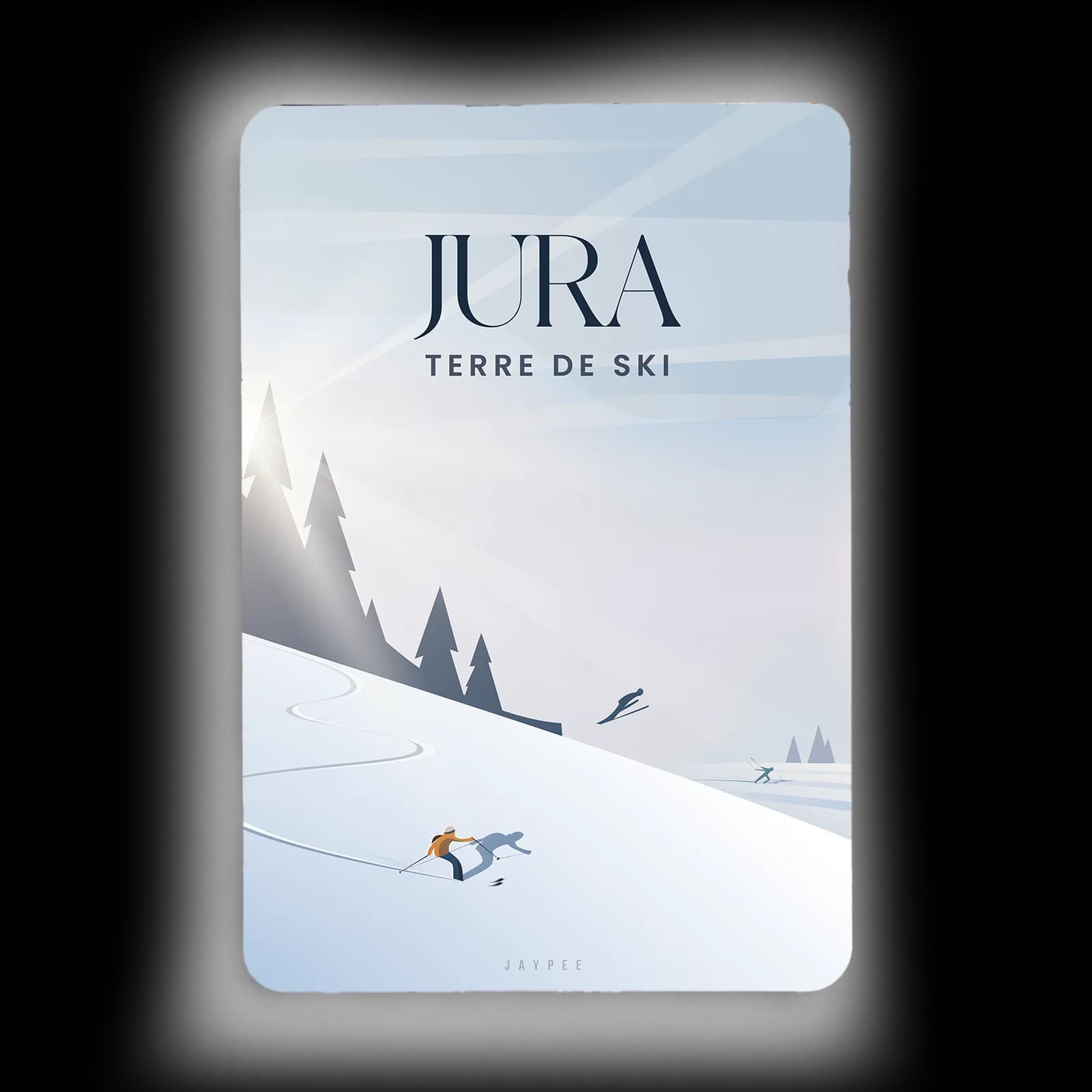 Jura terre de ski – Carte postale