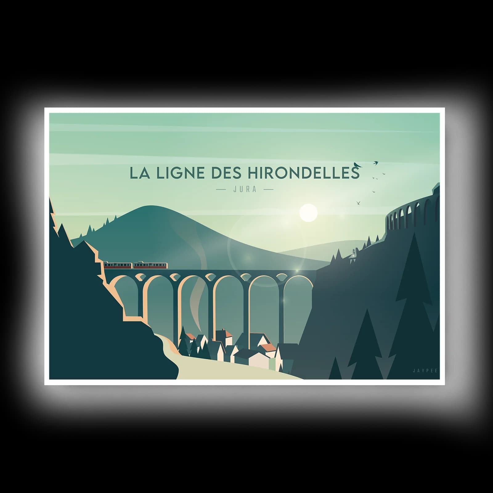 La Ligne des Hirondelles – Carte postale