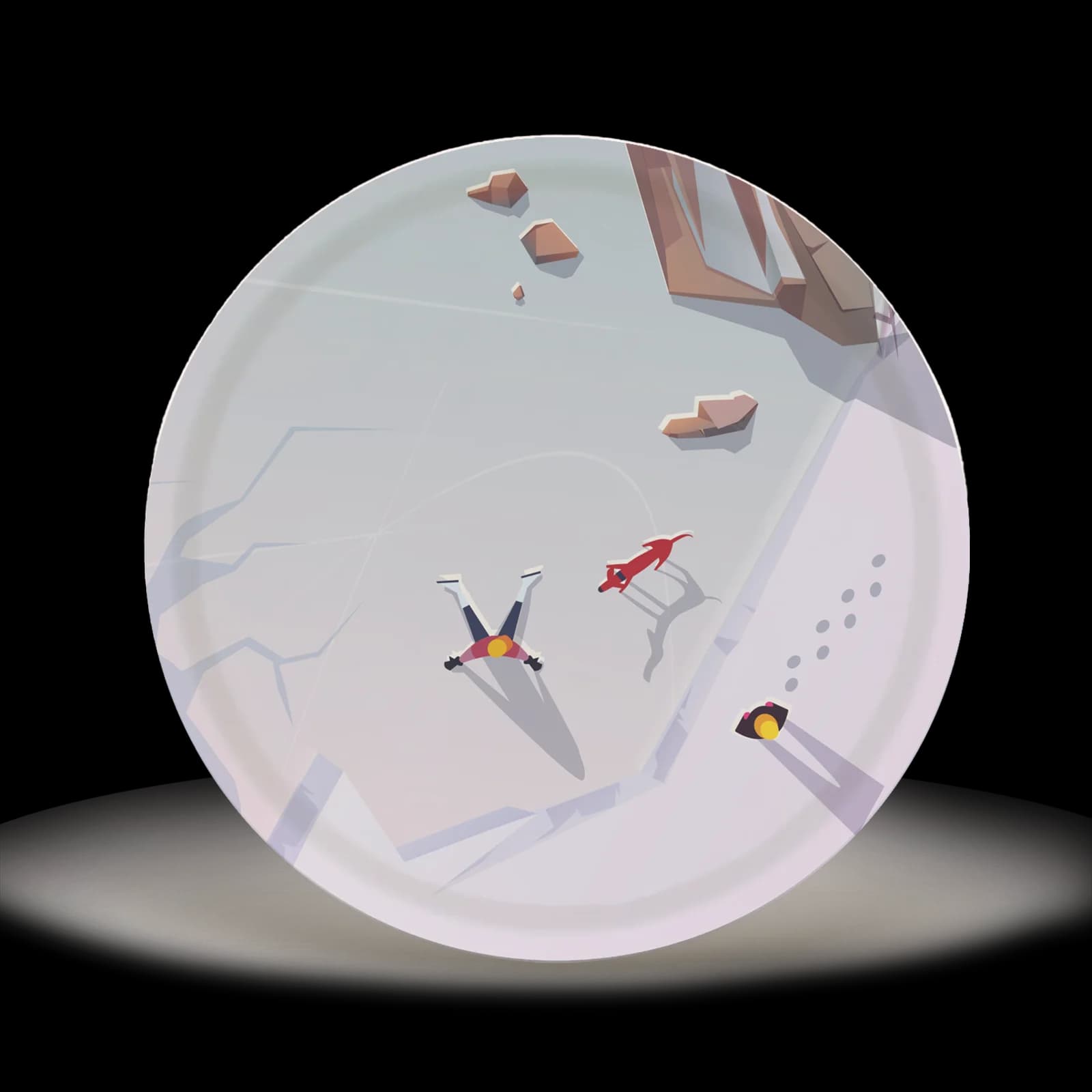 Un hiver au lac des Rousses – Plateau